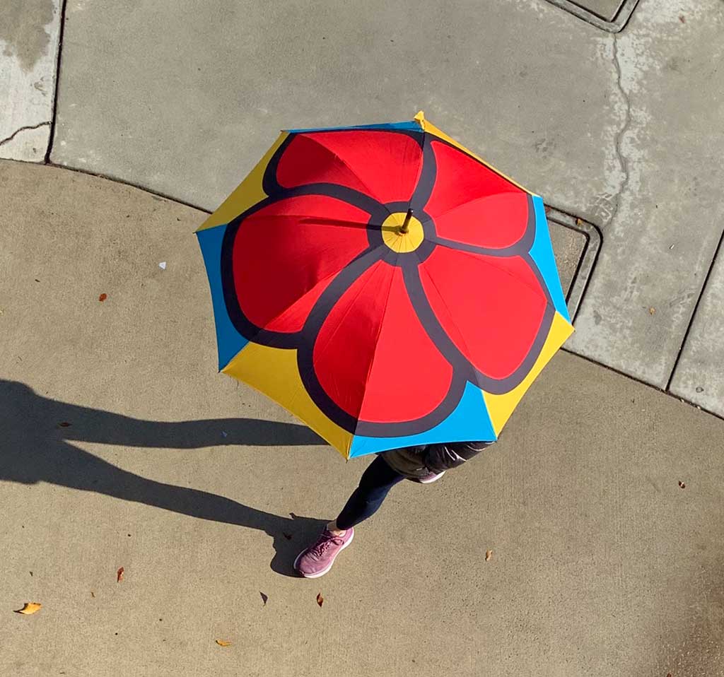 Ed Massey Umbrella Red